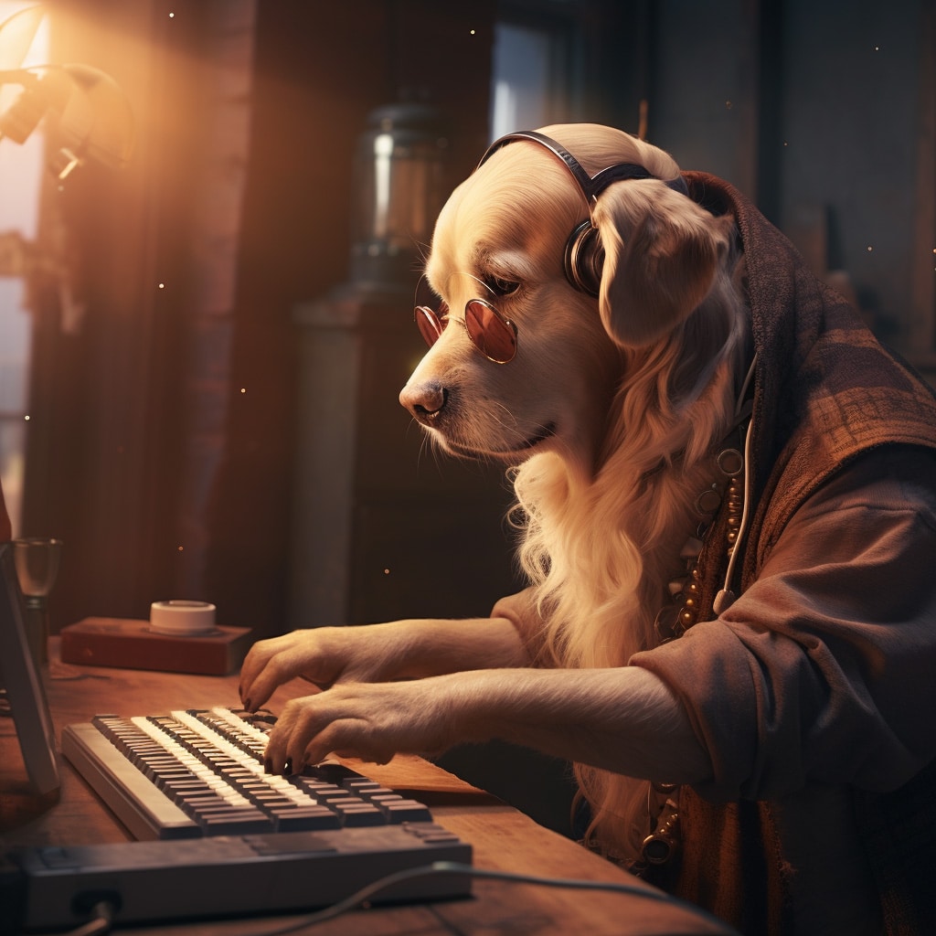 teaching a dog new computer tricks